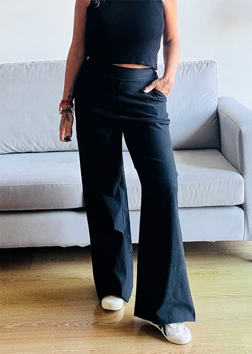 Pantalon Wide Leg Bengalina