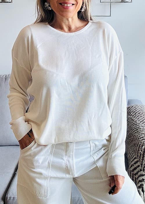 Sweater Basic Hilado Viscosa