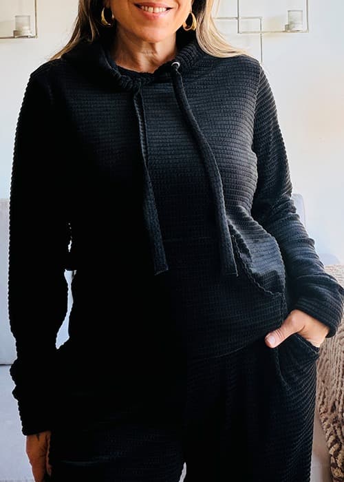 Buzo PLush Acanalado