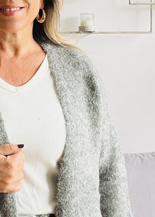 Cardigan Bucle