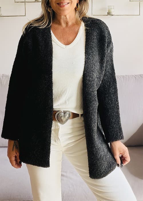 Cardigan Bucle